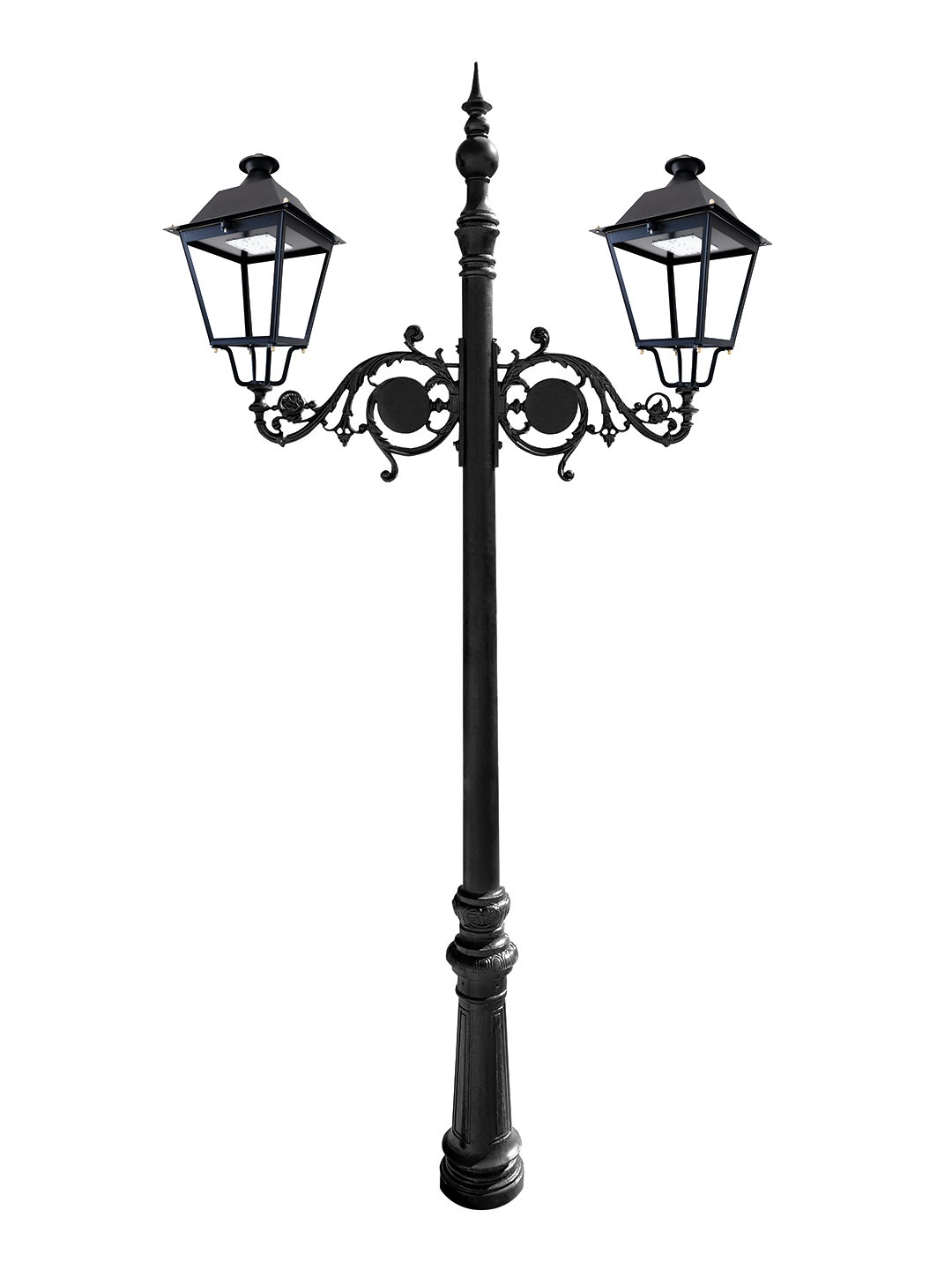 villa 05 Farola Villa de fundición con diseño tradicional