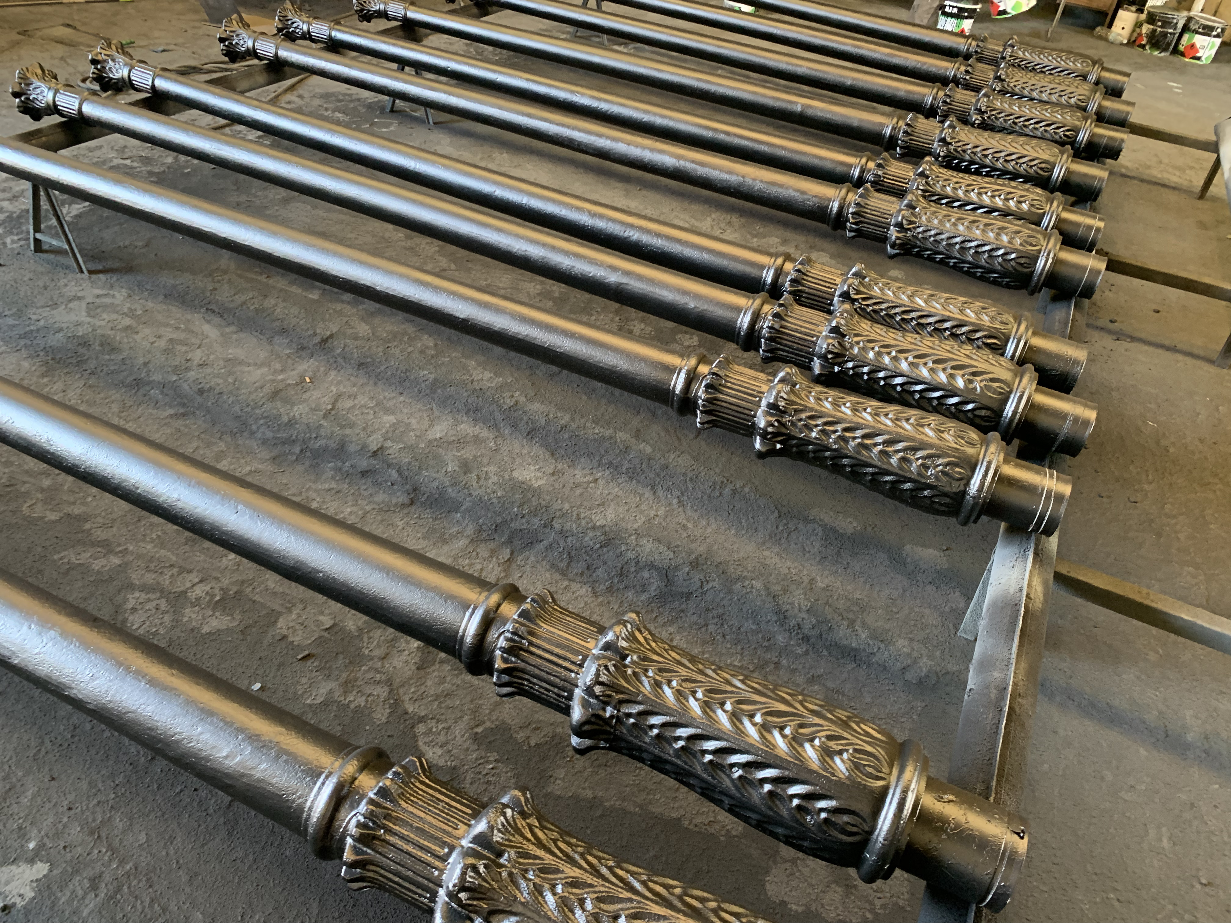 fabricación de farolas fernandinas en taller Marvizon